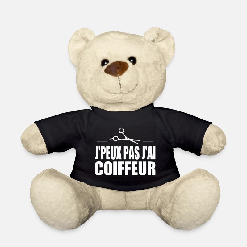 J'peux pas j'ai coiffeur - Nounours - noir