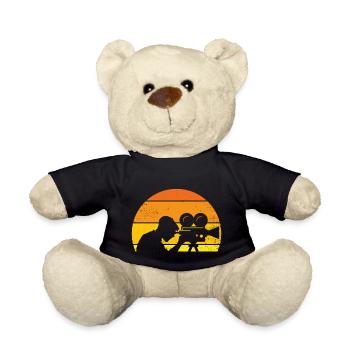 CINÉMA idée cadeau original pour cinéphile - Nounours - noir - Devant