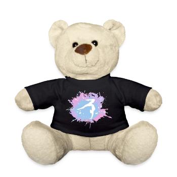 Gymnastics, Gymnast - Gymnastics - Teddy Bear - black - Front