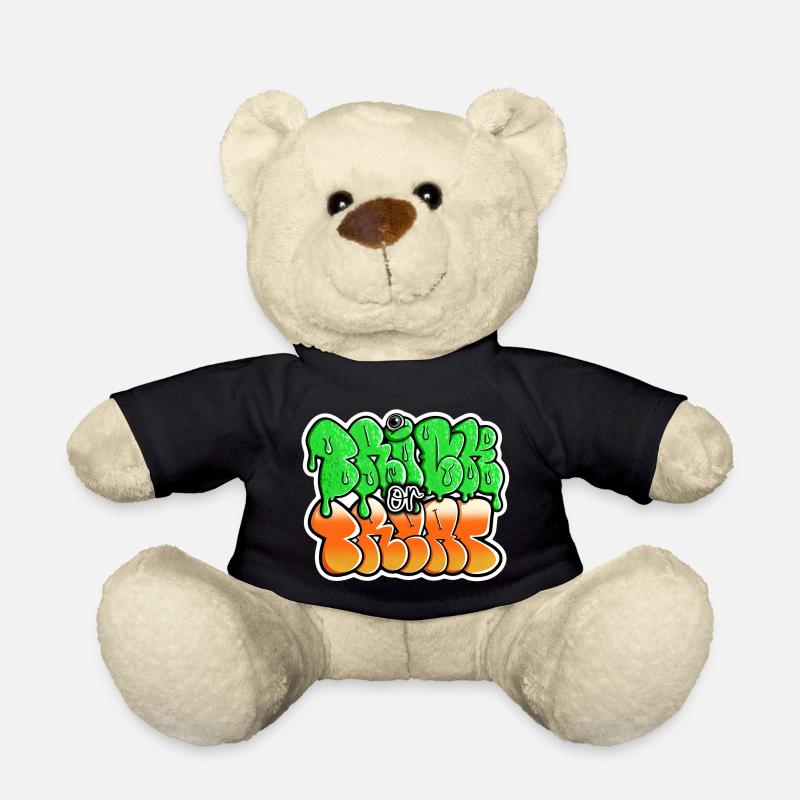 trick or treat Halloween motif - Teddy Bear - black
