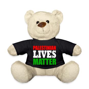 palestinian lives matter - Nounours - noir - Devant