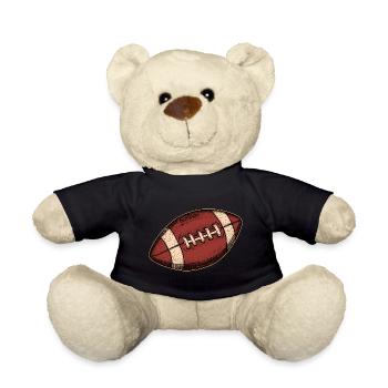 Football américain Peau de porc Sport États-Unis - Nounours - noir - Devant