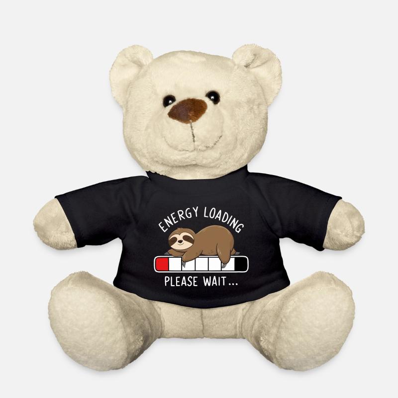 Barre de charge de batterie Sleeping Sloth - Nounours - noir