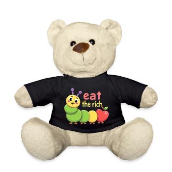 Ver affamé - Chenille Kawaii - Nounours - noir - Devant