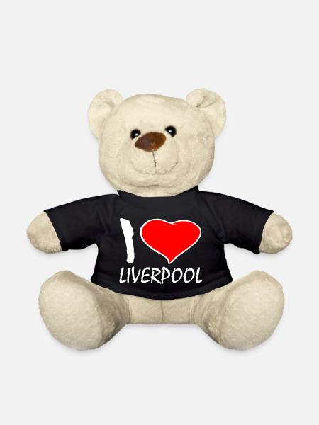 I LOVE LIVERPOOL - Teddy - Schwarz