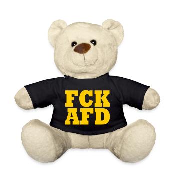 Fck afd - Teddy - Schwarz - Vorne