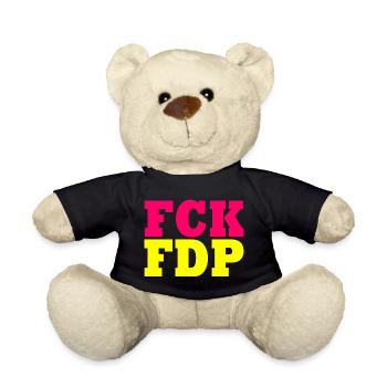 Fck fdp - Teddy - Schwarz - Vorne