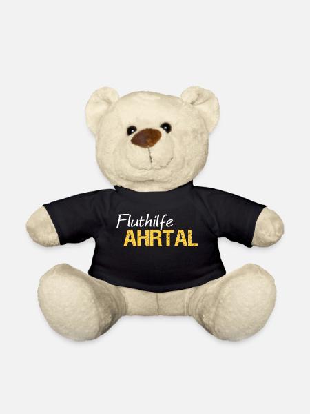 Fluthilfe Ahrtal Flut Helfer Hochwasser Eimerkette - Teddy - Schwarz