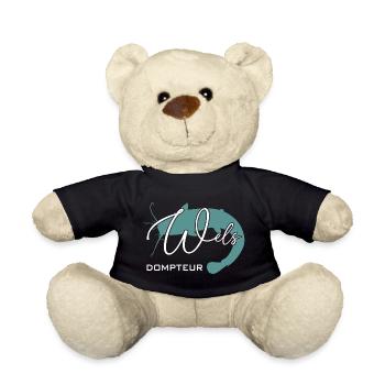 Welsdompteur Welsflüsterer Welsangler - Teddy - Schwarz - Vorne
