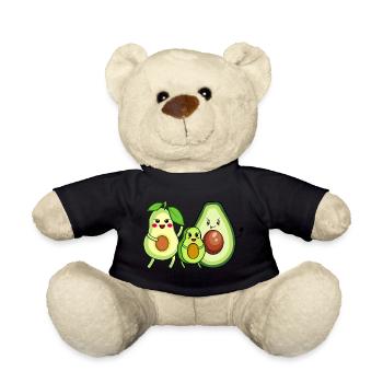 Avocado Familie im Urlaub - Teddy - Schwarz - Vorne