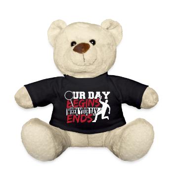 Forensic Investigation, Crime Scene - Teddy Bear - black - Front