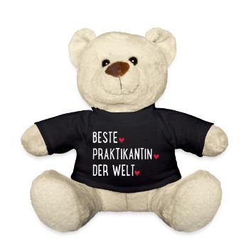 beste praktikantin - Teddy - Schwarz - Vorne