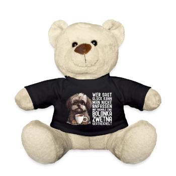Bolonkas Hunden Spruch Bolonka Zwetna Hund Bolonka - Teddy - Schwarz - Vorne