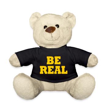 Be real - Teddy - Schwarz - Vorne