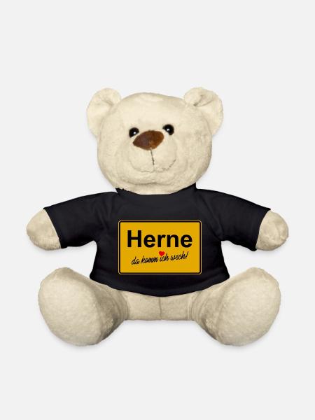 Herne da komm ich wech - Teddy - Schwarz