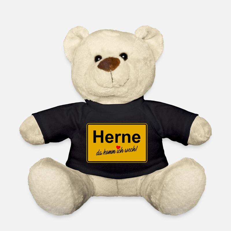 Herne da komm ich wech - Teddy - Schwarz