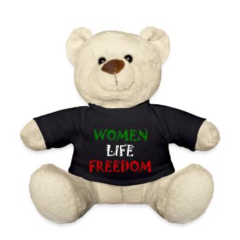 Women life freedom - Nounours - noir - Devant