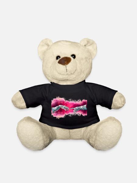 Modern Art Michelangelo - Teddy Bear - black