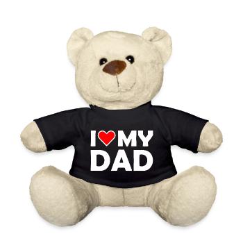 I love my dad - Nounours - noir - Devant