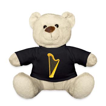 Harfe - Teddy - Schwarz - Vorne