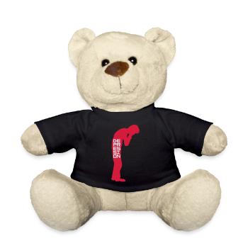 Standing up depression cries - Teddy Bear - black - Front