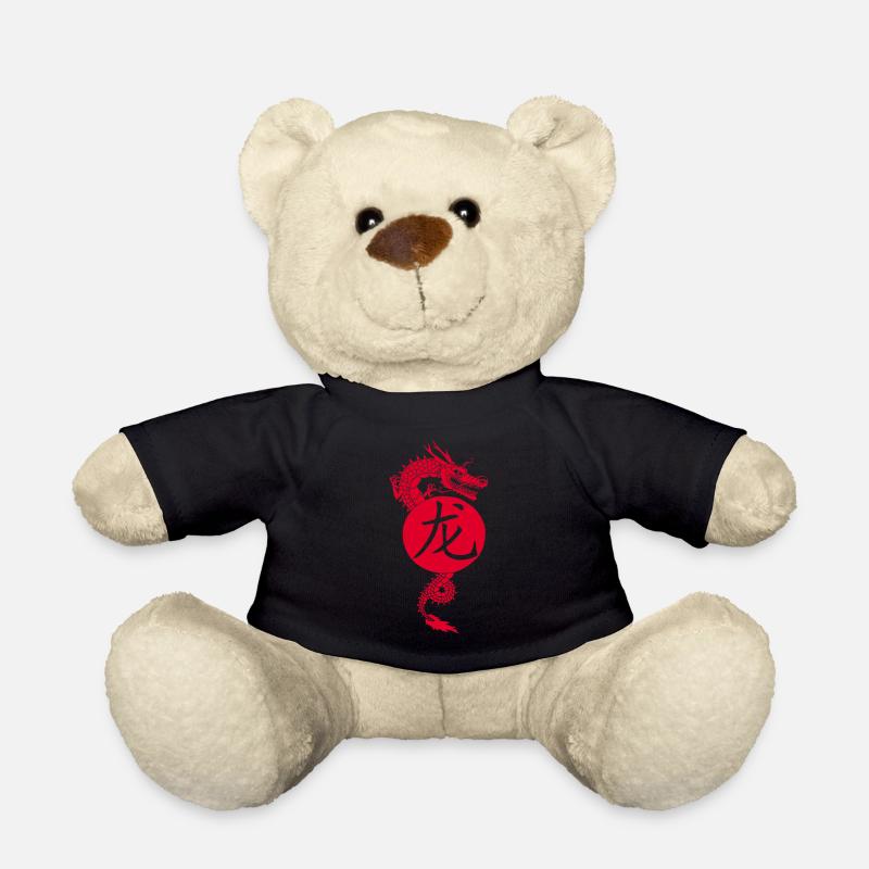 chinesischer roter drache - Teddy - Schwarz