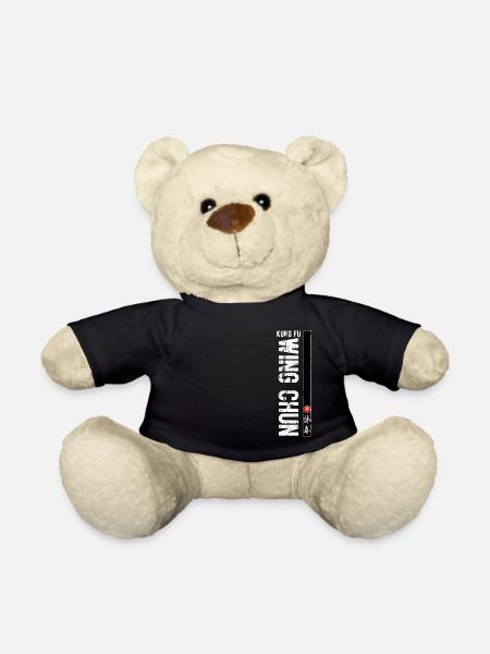 Kung Fu Wing Chun Kanji Chinesische Kampfkunst - Teddy - Schwarz