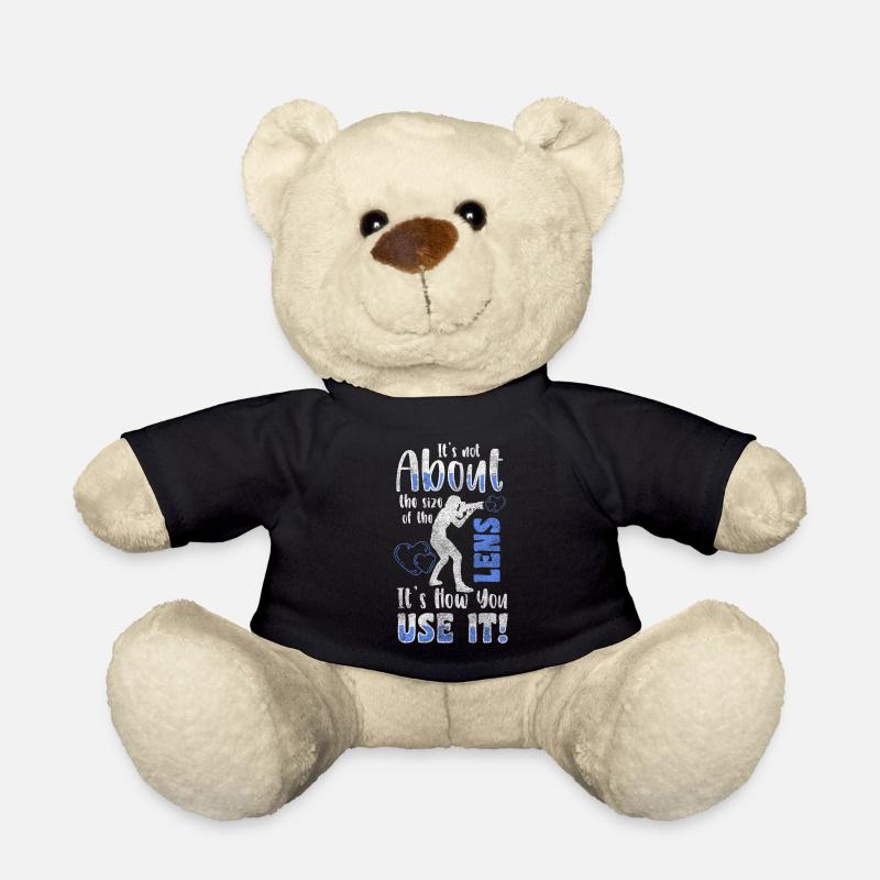 Kamera Herzschlag - Teddy - Schwarz
