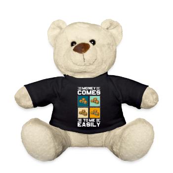 Erfolg Finanzen Geschenk - Teddy - Schwarz - Vorne