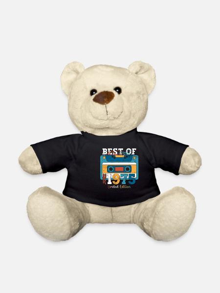Kassette Juni 1975 Jahrgang 1975 Geburtstag 1975 - Teddy - Schwarz