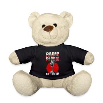 Radio Radio Show Voice Frequency - Teddy Bear - black - Front