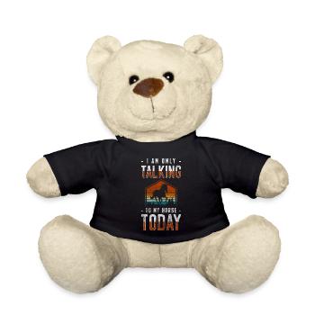 Pferde Reiterhof Tiere Turnier - Teddy - Schwarz - Vorne