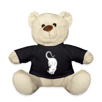 Rat – Kawaii Rodent Pet Design - Nounours - noir - Devant