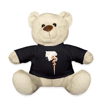 Bernsteinrauch-Ranke - Teddy - Schwarz - Vorne