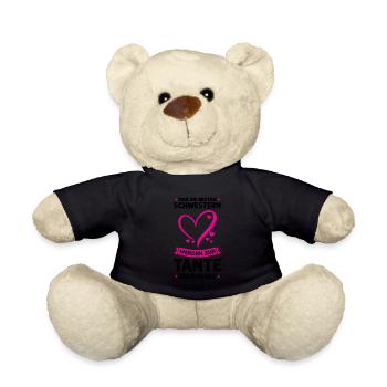Tante Familie Schwester Geschenk - Teddy - Schwarz - Vorne