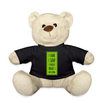 Je suis venu voir oublier - Nounours - noir - Devant
