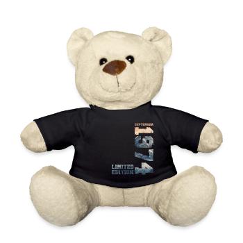 50th Birthday Original September 1974 Volume 74 - Teddy Bear - black - Front
