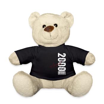 25ème anniversaire cadeau mari Original août 2000 - Nounours - noir - Devant