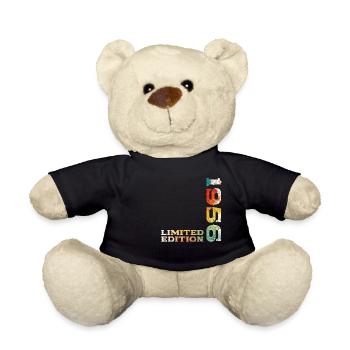 69ème Anniversaire Original Vintage 1956 - Nounours - noir - Devant