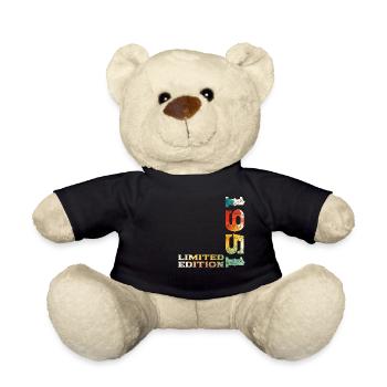 74th Birthday Original Vintage 1951 - Teddy Bear - black - Front