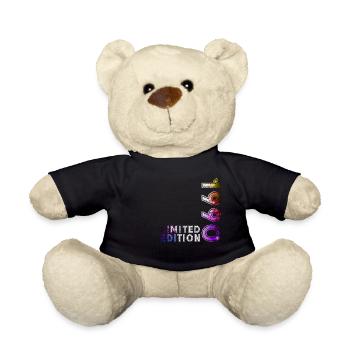 35th Birthday Gift Husband Original 1990's - Teddy Bear - black - Front