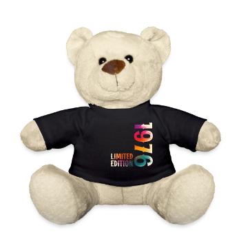 49th Birthday Original Vintage 1976 - Teddy Bear - black - Front