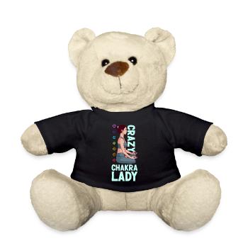 Verrückte Chakra-Lady - Teddy - Schwarz - Vorne