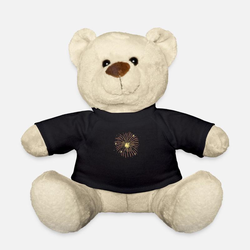 Fireworks - Teddy Bear - black