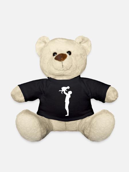 Vater Papa Ehemann Papi Dad Lustiger Symbol Held - Teddy - Schwarz