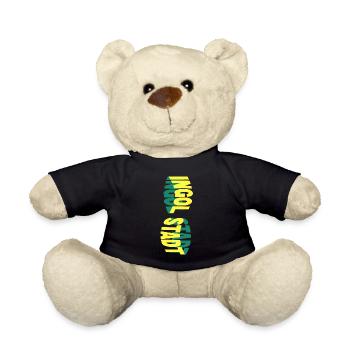 Ingolstadt Germany City Skyline Font Colorful - Teddy Bear - black - Front
