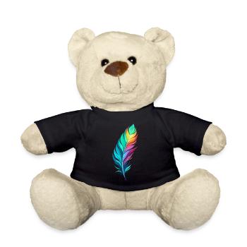 FEATHER - Teddy Bear - black - Front