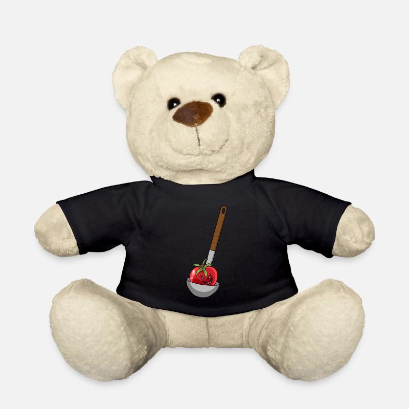 Suppenkelle Tomaten Tomate Koch Köche Köchin - Teddy - Schwarz
