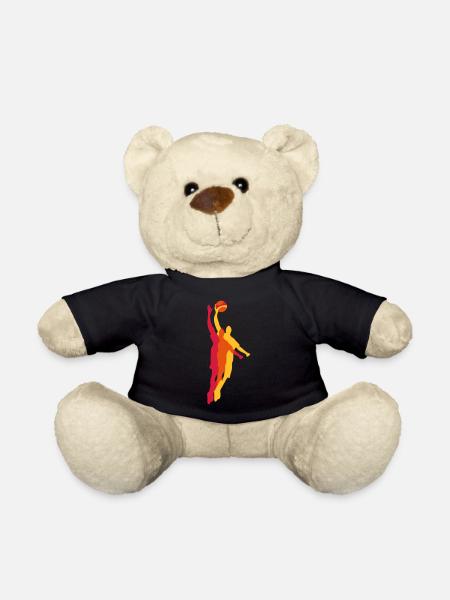 Basketball spielen - Teddy - Schwarz