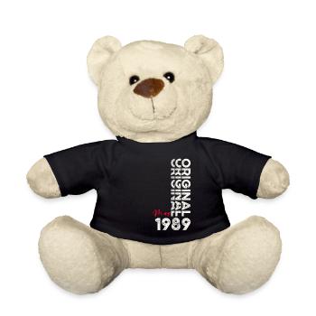 35th Birthday Husband Original May Vintage 1989 - Teddy Bear - black - Front